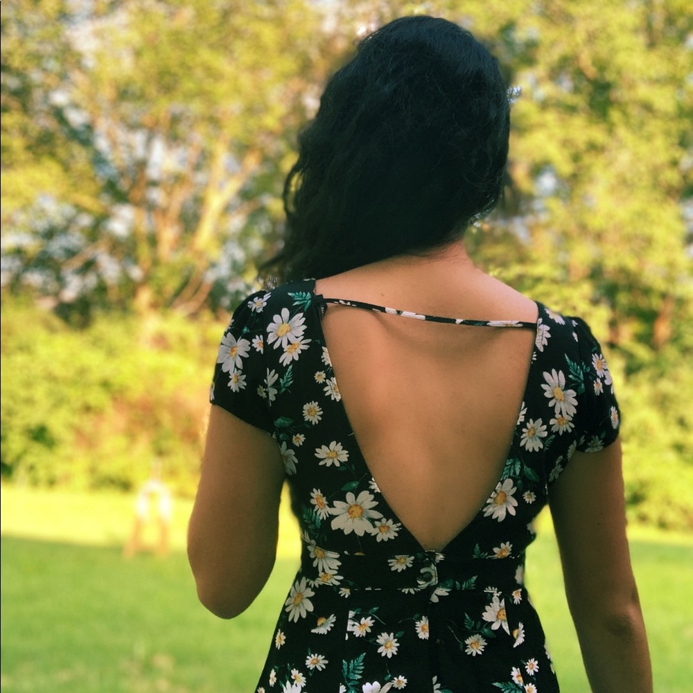 Black Daisy Dress
